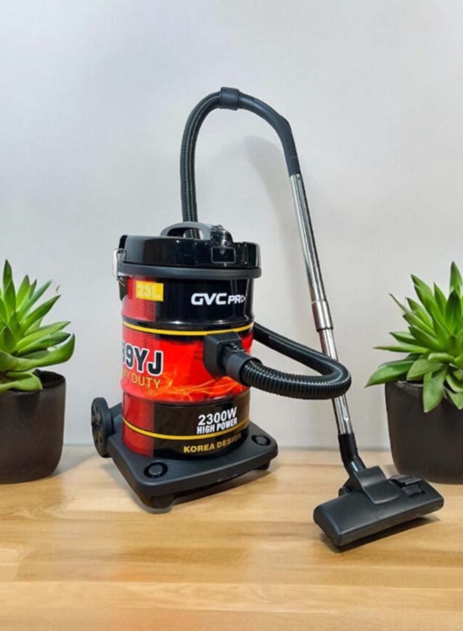 جي في سي برو مكنسة كهربائية مزودة بحاوية تخزين سعة 23 لترا وقدرة 2300 وات 23 L 2300 W GVCV-2300/ GVC-2300 أسود/أحمر - Image 4