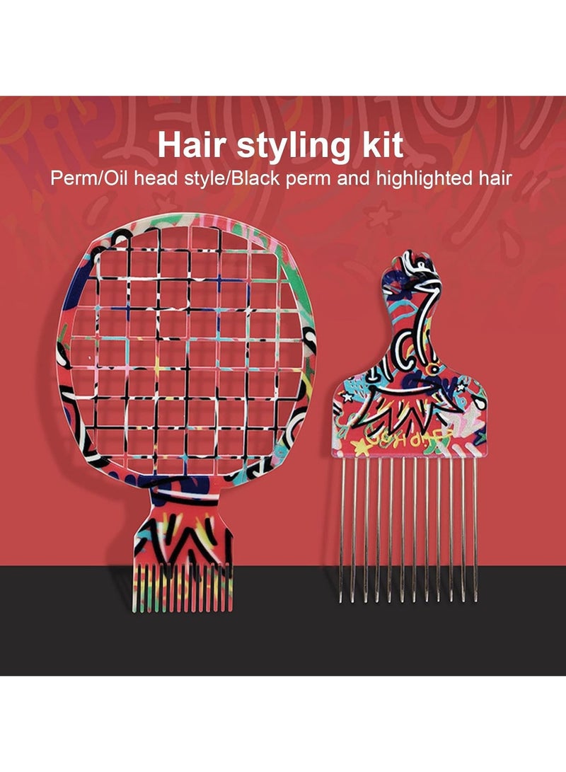 general Hair Twist Hair Brush |Curling Brush Set |Men's Curl Shaping Brush Set |Professional Twist Wave Hairdressing Tools for styling hair - Image 5