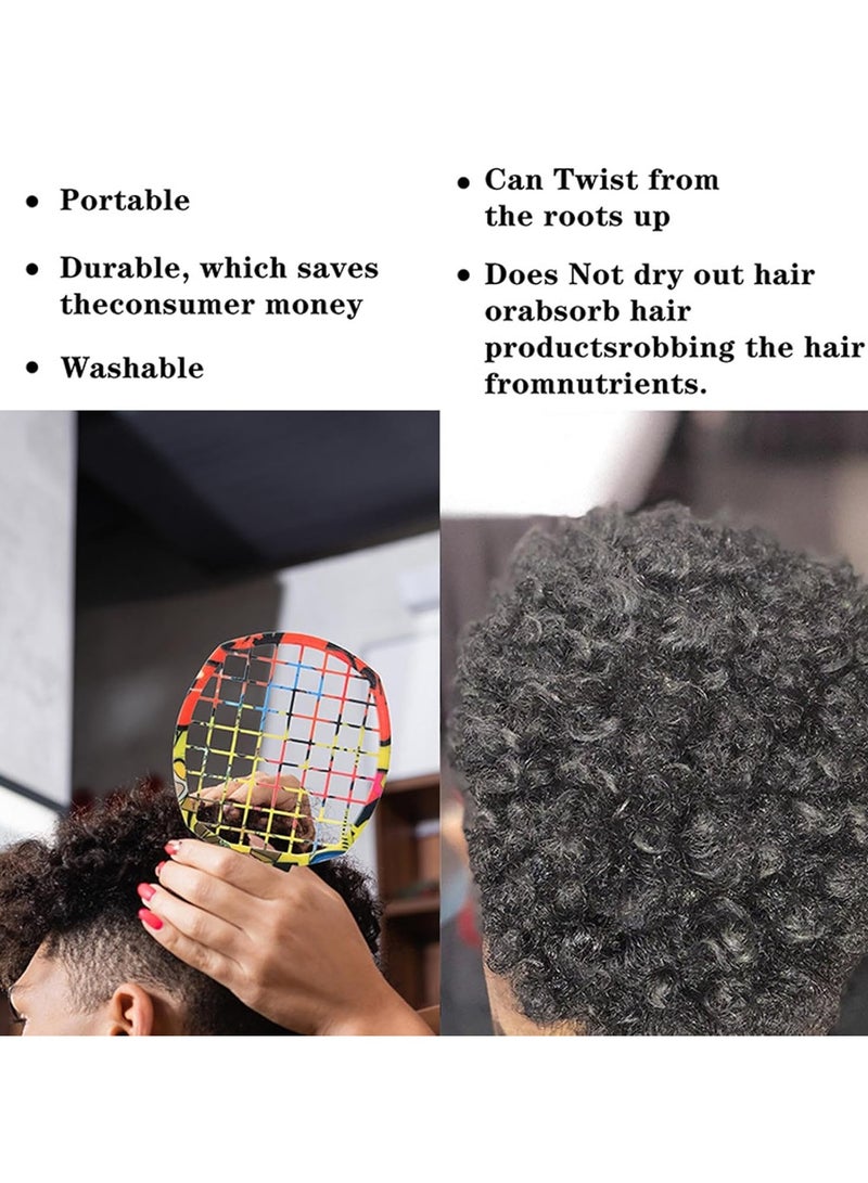 general Hair Twist Hair Brush |Curling Brush Set |Men's Curl Shaping Brush Set |Professional Twist Wave Hairdressing Tools for styling hair - Image 4