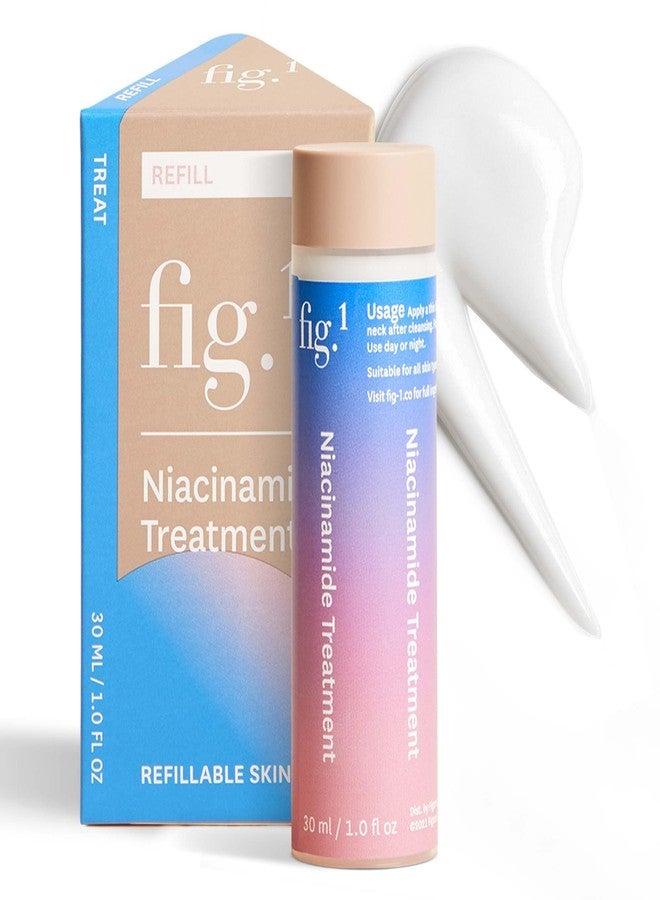Fig.1 Niacinamide Face Serum Refill for Sensitive Skin - 4% Niacinamide, Glowing & Hydrating Serum for Face, Anti-Aging, Moisturizing, and Soothing Treatment - 30ml - Image 1