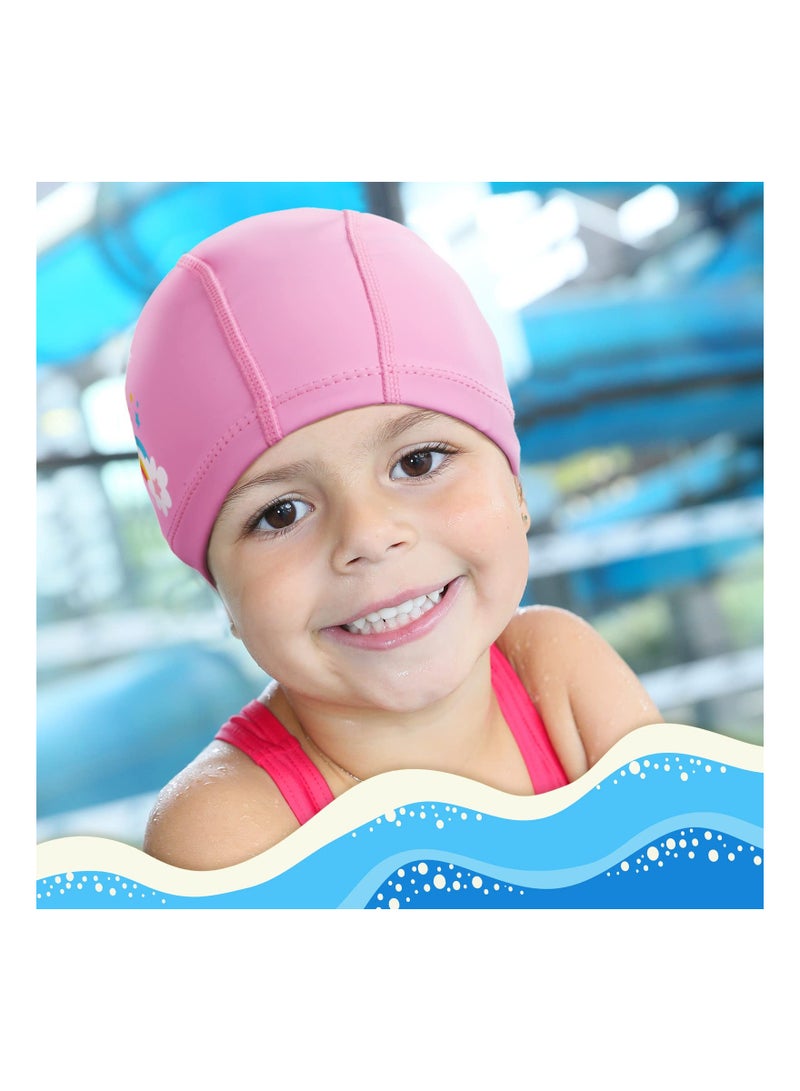 SOLARAE Unicorn Swimming Cap for Kids - Waterproof Swim Hat for Girls, Boys, Toddlers & Children, Perfect for Long or Short Hair, Ideal for Swimming and Bathing Activities. - Image 5