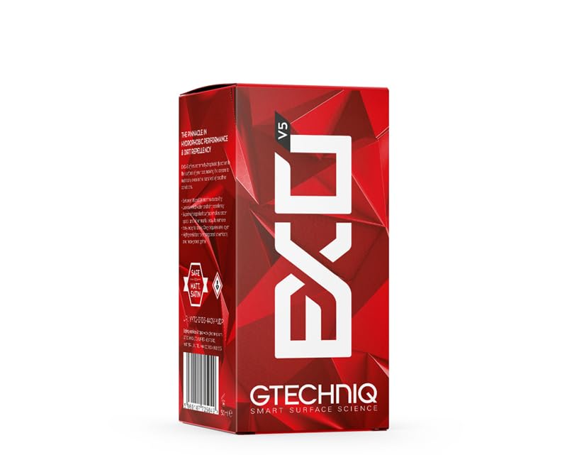 Gtechniq جي تيك نيك - EXO طلاء هيدروفوبيك فائق المتانة v5 - احمِ طلاء سيارتك، أضف لمعة، طرد الملوثات، مقاوم للمواد الكيميائية، تخلص من بقع الماء (30 مل) - Image 5