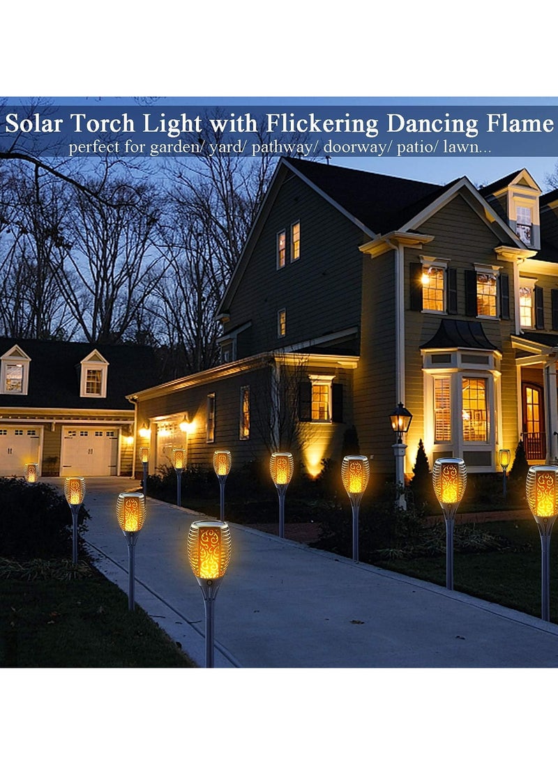 DubaiGallery LED Waterproof Solar Light Flickering Flame Solar Torch Light Garden Lamp Outdoor Landscape Decoration Garden Lawn Light  - Image 4