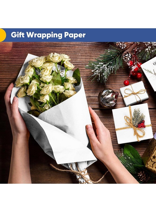 Vanhench White Wrapping Paper Roll 17.5"×1800", Color Paper Kraft Paper Easel Painting Drawing Paper Roll Kids Art Supplies, Chart Poster Bulletin Board Paper Roll, Floor Covering Arts Crafts Table Wrap - Image 3