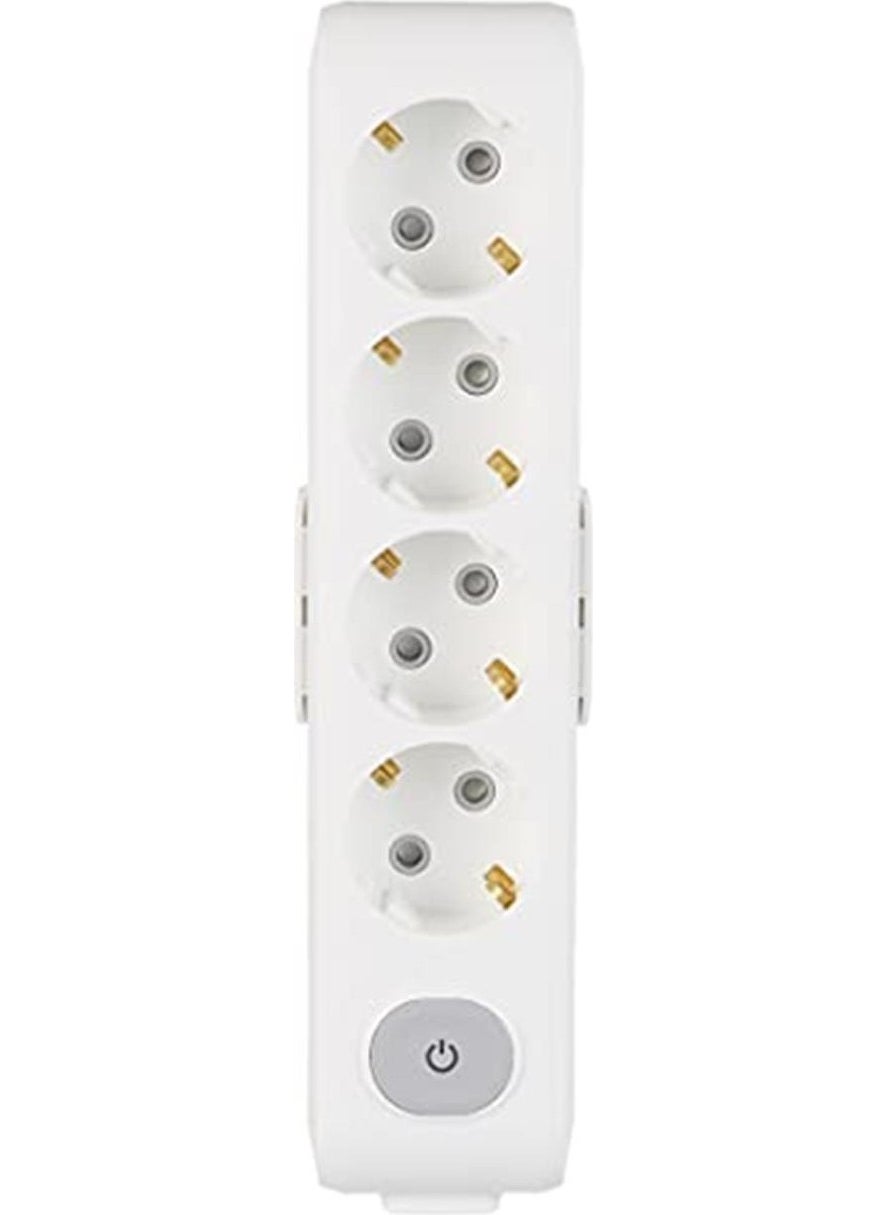 Viko - Multi-Let 4-way Switch Grounded Outlet Terminal - Image 1