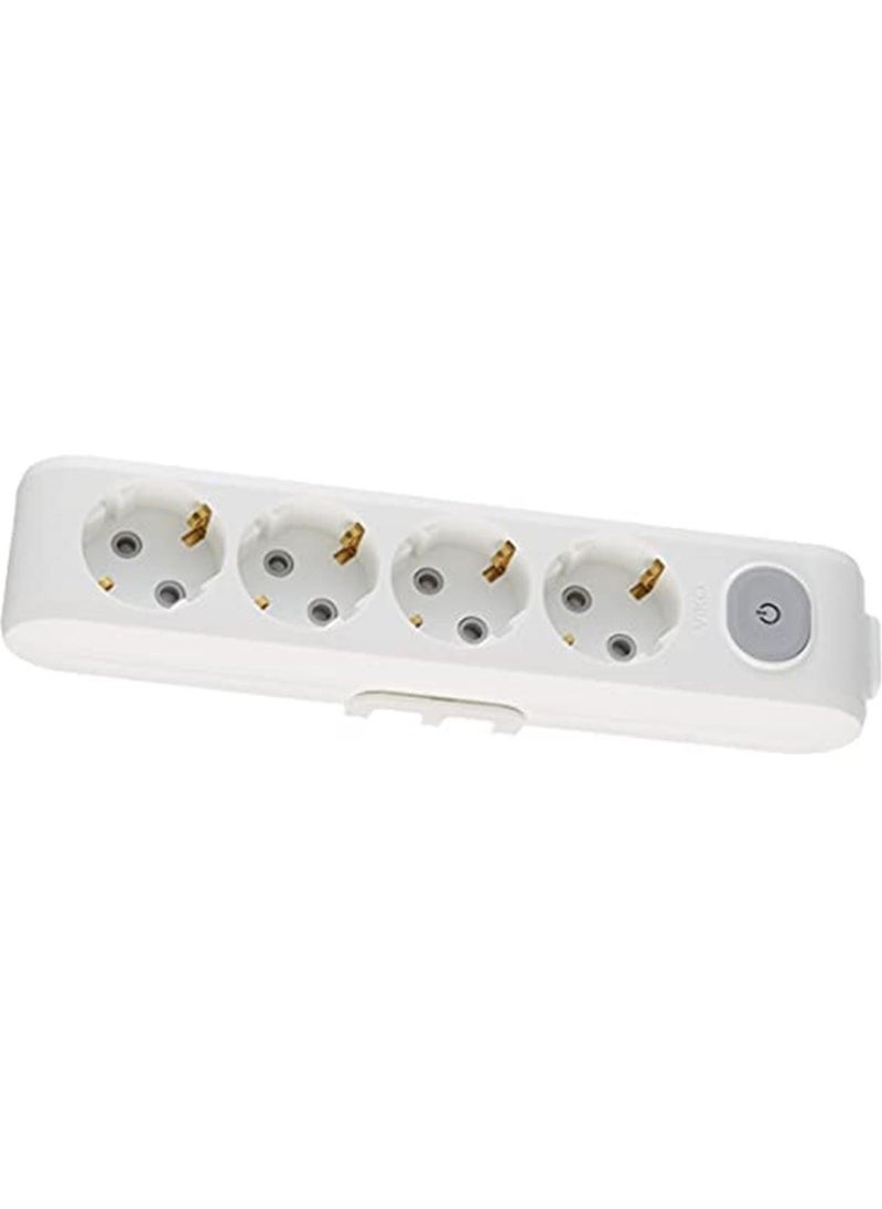 Viko - Multi-Let 4-way Switch Grounded Outlet Terminal - Image 1