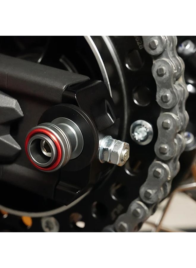 Black Aluminum CNC Motorcycle Rear Swingarm Pivot Bushings Riser Screws for Suzuki - Image 4