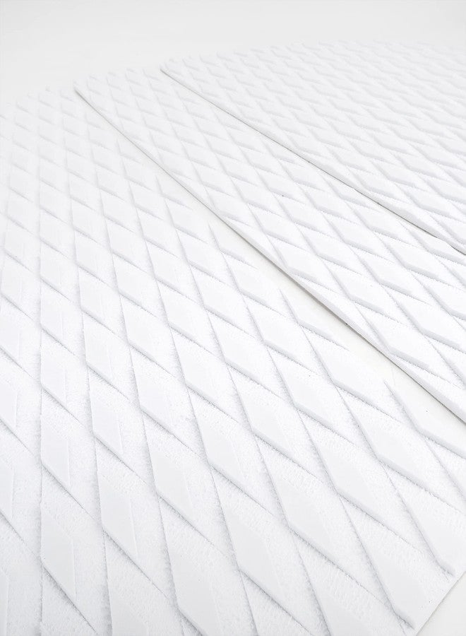 Lonnngg SUP Deck Traction Pad 12 Piece Tail Pads for Stand Up Paddleboard Longboard Surfboard Premium Performance EVA (White) - Image 5