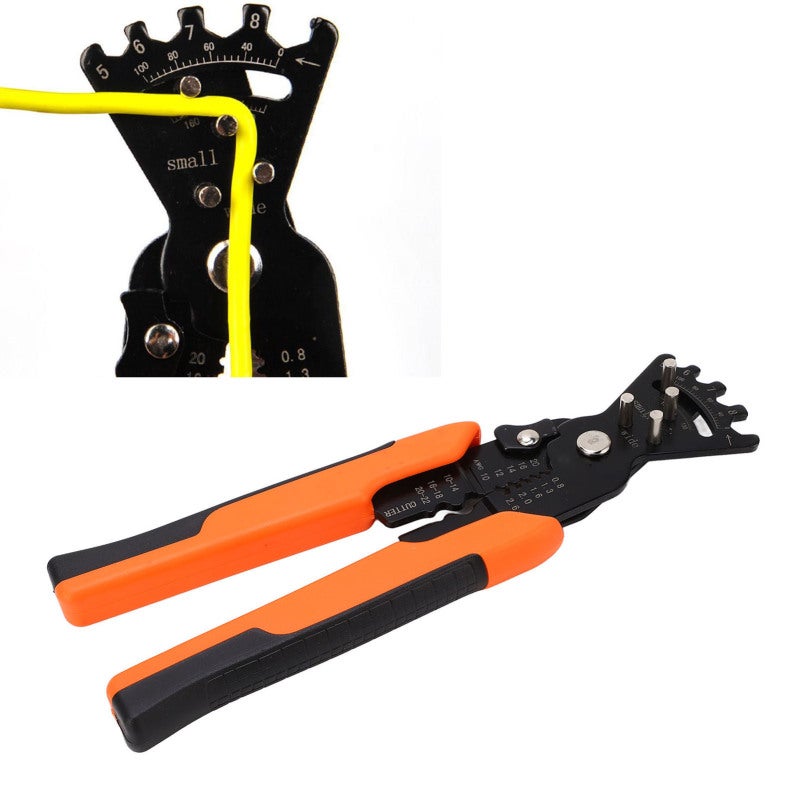 Multifunctional Wire Stripper: Chrome Vanadium Steel, Ergonomic Non-Slip Rubber Handle - High Efficiency, Wire Cutting Crimping Wrench Tool for Electrical Operations - Image 5