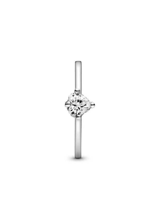 PANDORA Clear Heart Solitaire Ring