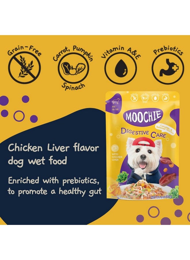 MOOCHIE Soft Wet Dog Food  Superfood Selection  Duck, Salmon & Chicken Liver Flavors  No Artificial Flavors Or Preservative 12 X 2.5 Oz Pouch  - Image 4
