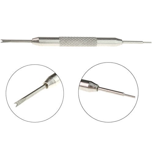 Yookat Watch Spring Bar Tool-Yookat Metal Watch Spring Link Pin Removal Repair Tool Stainless Steel Bar for Adjust Remove Replace Watch Straps Wrist Bands Watch Pins - Image 4