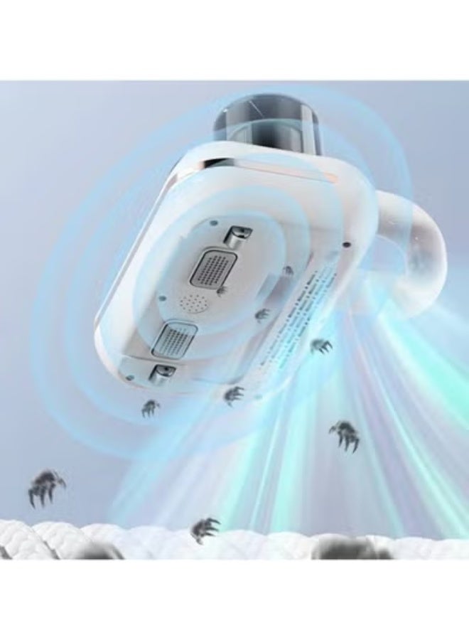 AROAQ Intelligent Mite Remover Wireless Mite Remover Strong Beating Handheld UV Sterilizer For Household Bed Small Vacuum Cleaner - Image 2