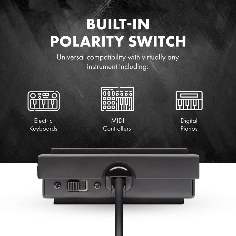 M-AUDIO SP-1 Universal Sustain Pedal For MIDI Keyboards, Digital Pianos, Electric Pianos and More - Image 2