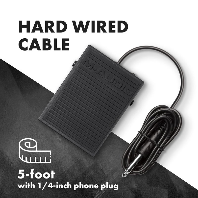 M-AUDIO SP-1 Universal Sustain Pedal For MIDI Keyboards, Digital Pianos, Electric Pianos and More - Image 3