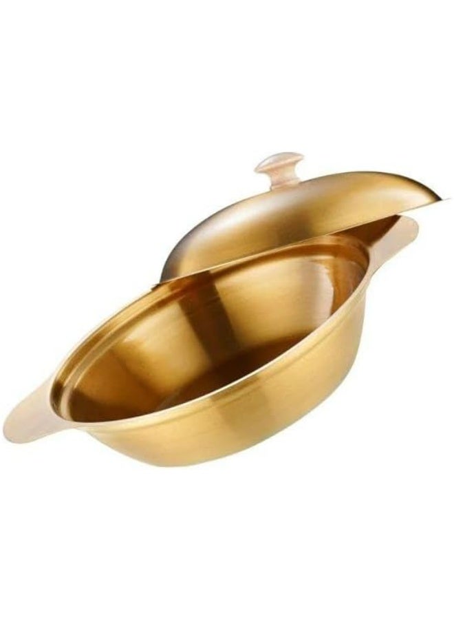 Gold Cooking Pot with Comfortable Handle – High Quality & Elegant Design for Delicious Meals Z - Image 3