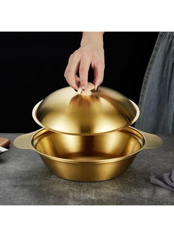 Gold Cooking Pot with Comfortable Handle – High Quality & Elegant Design for Delicious Meals Z - Image 4