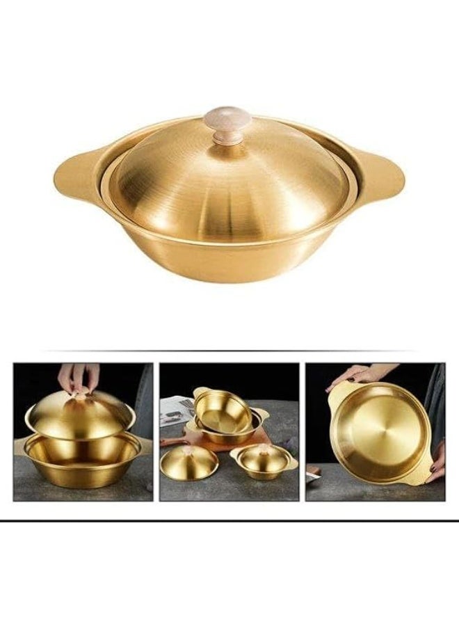 Gold Cooking Pot with Comfortable Handle – High Quality & Elegant Design for Delicious Meals Z - Image 2