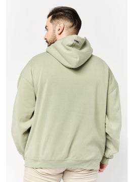 Originals by Brooklyn Cloth Men Graphic Print Long Sleeve Hoodie, Sage  - Image 2