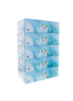 Al Ain AL AIN SOFT FACIAL TISSUES 2 PLY 200 SHEET PACK OF 5  - Image 1
