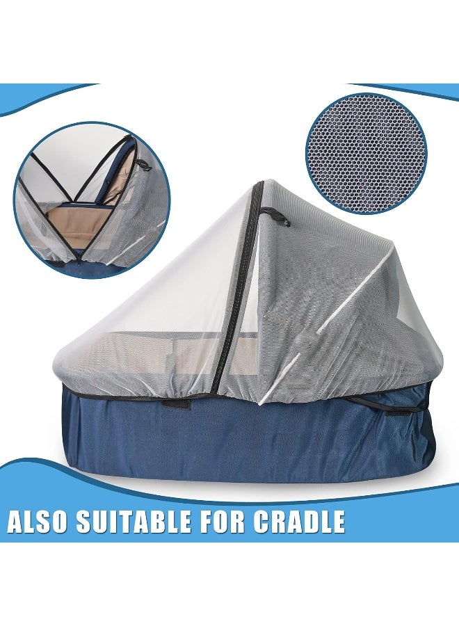 Sysmie Mosquito Net for Baby Car Seats â€“ Infant Car Seat Insect Mesh Net - Universal Fit, Premium Quality: Machine Washable - Gray - Image 5