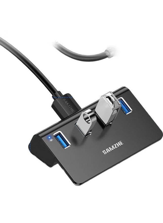SAMZHE Usb Hub 3.0 High-Speed Hub Expansion Dock, Apple Laptop One-To Expansion Converter, Extension Cable, All-Aluminum Jxq-H04 - Image 3