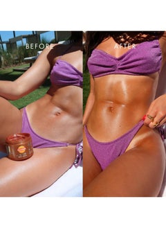 Carroten Carroten Gold Shimmer Intensive Tanning Gel Vegan 150ml - Fast Bronzing with Golden Glow and Moisturizing Oils  - Image 5