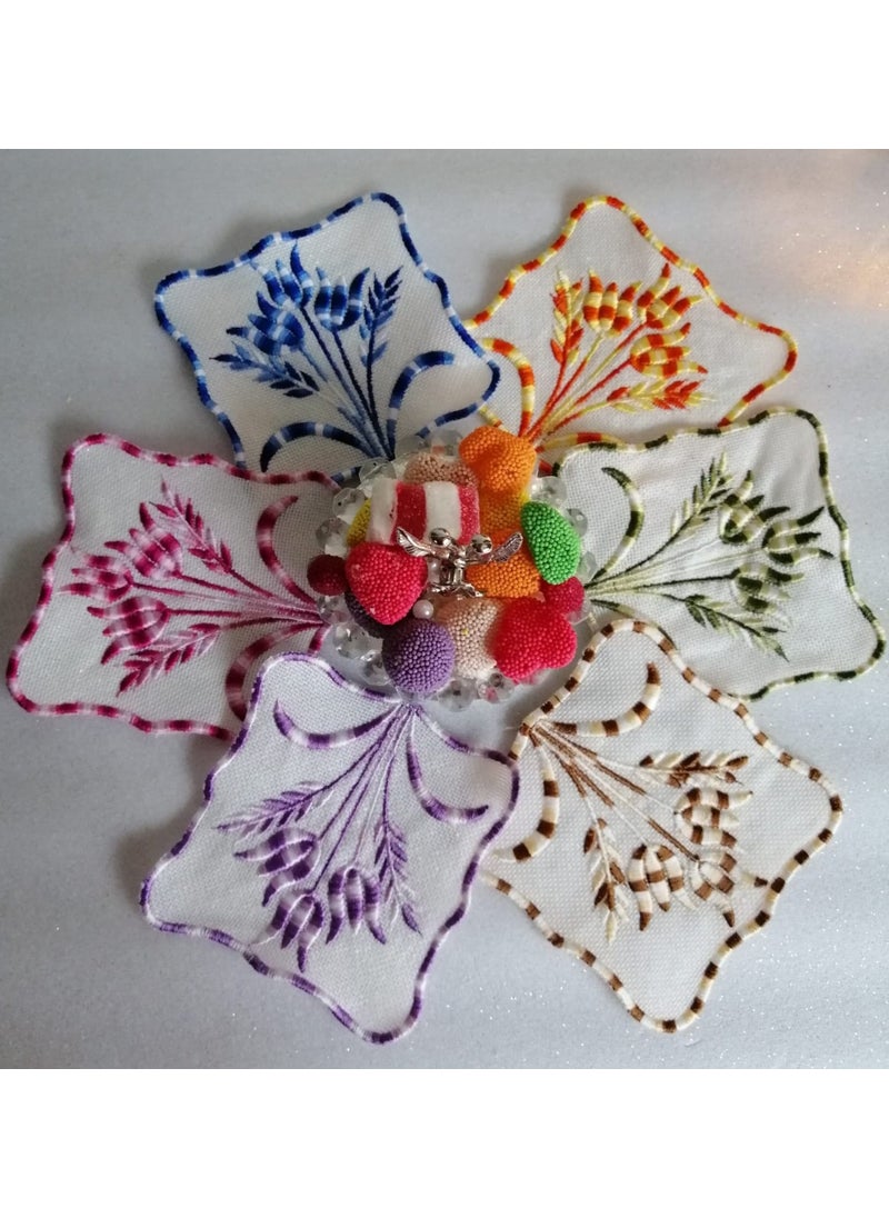 Lady Rio Coffee Side Napkin Cocktail Presentation Napkin (6 Pieces)  - Image 2