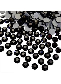 Embroiderymaterial Round Hotfix Rhinestones Glass Crystal In Jet Color 1440 Pieces Ss16 (4Mm)  - Image 3