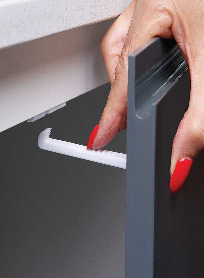 Dreambaby Safety Catches for Cabinets and Drawers, Childproofing Baby Locks, 12 Count (Pack of 1) - Image 2