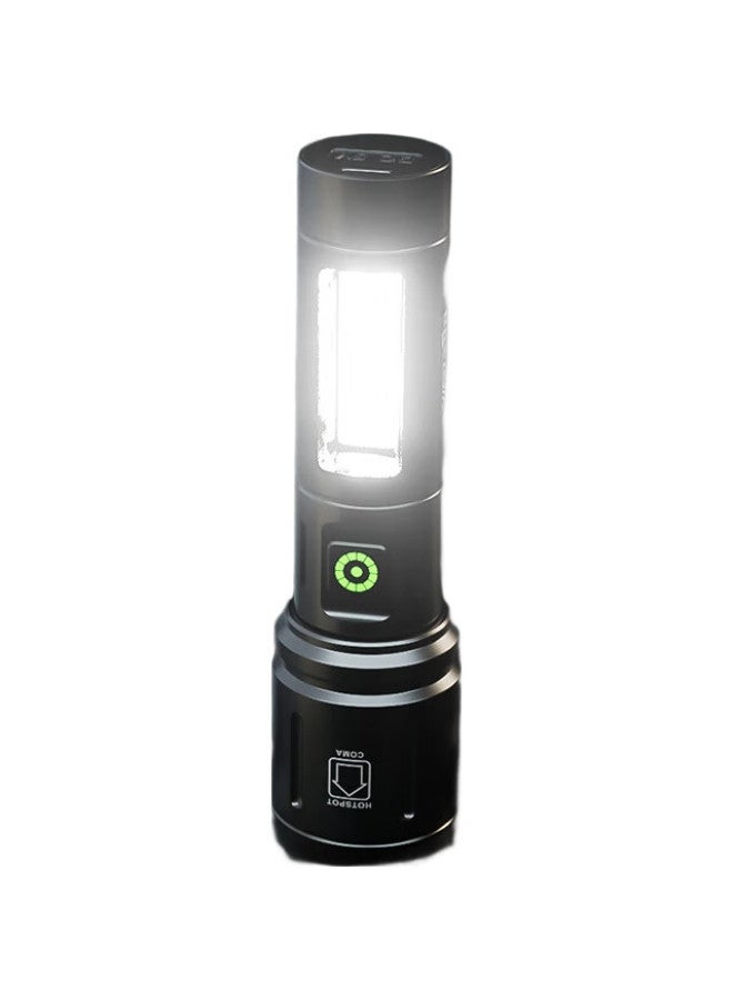 Warsun Warsun 603 Flashlight, High Brightness, Rechargeable, Ultra-Bright, Compact, For Home And Outdoor Use, Portable, Multifunctional, Long-Range, Laser - Image 1