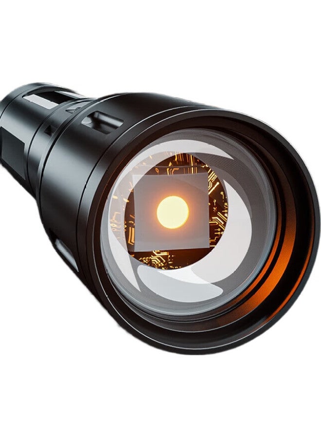 Warsun Warsun 603 Flashlight, High Brightness, Rechargeable, Ultra-Bright, Compact, For Home And Outdoor Use, Portable, Multifunctional, Long-Range, Laser - Image 3
