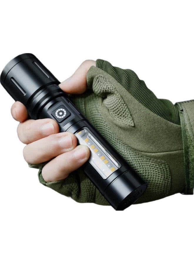 Warsun Warsun 603 Flashlight, High Brightness, Rechargeable, Ultra-Bright, Compact, For Home And Outdoor Use, Portable, Multifunctional, Long-Range, Laser - Image 2