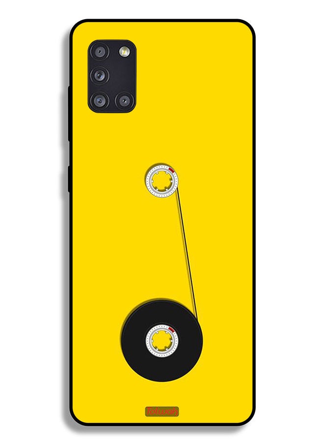 Tolwak Samsung Galaxy A31 Protective Case Cover Cassette Wheel Art  - Image 1