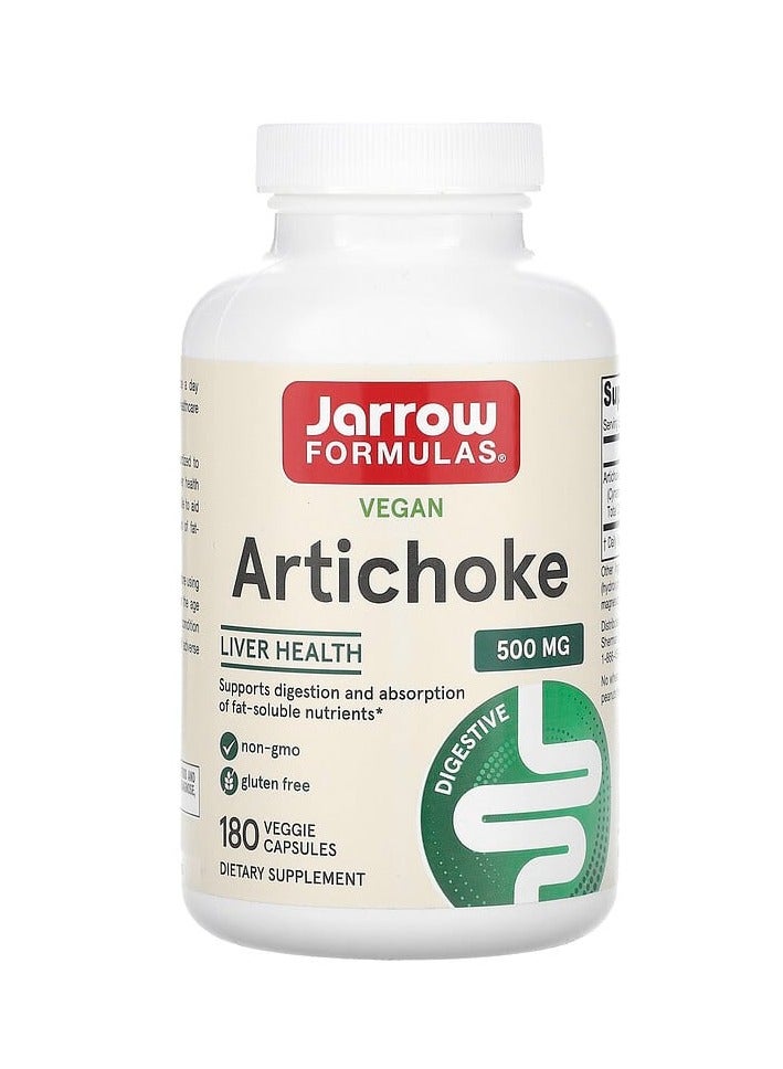 jarrow formulas Artichoke, 500 mg, 180 Veggie Capsules