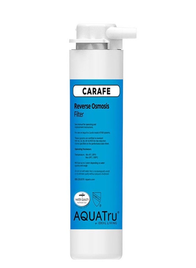 أكوا ترو فلتر أكوا ترو كاراف AT100 ثنائي المراحل (مرحلة ما قبل الترشيح/الكربون) | يقلل من الرمل والطمي والرواسب والصدأ والجسيمات | الكربون النشط يقلل من طعم الكلور ورائحته - Image 1