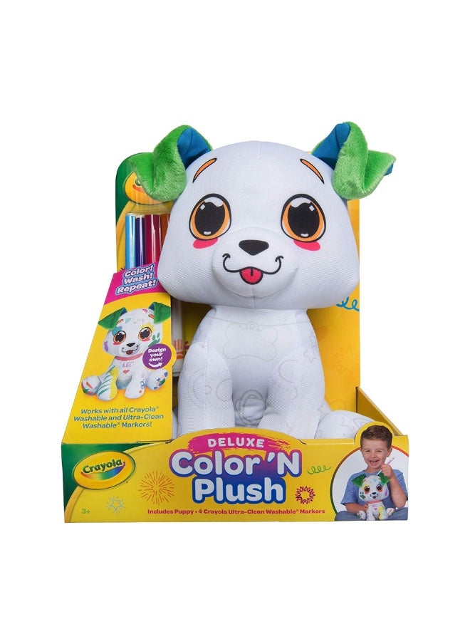 Crayola - Crayola Colour 'N Plush Puppy Toy (5 Pieces) - Image 1