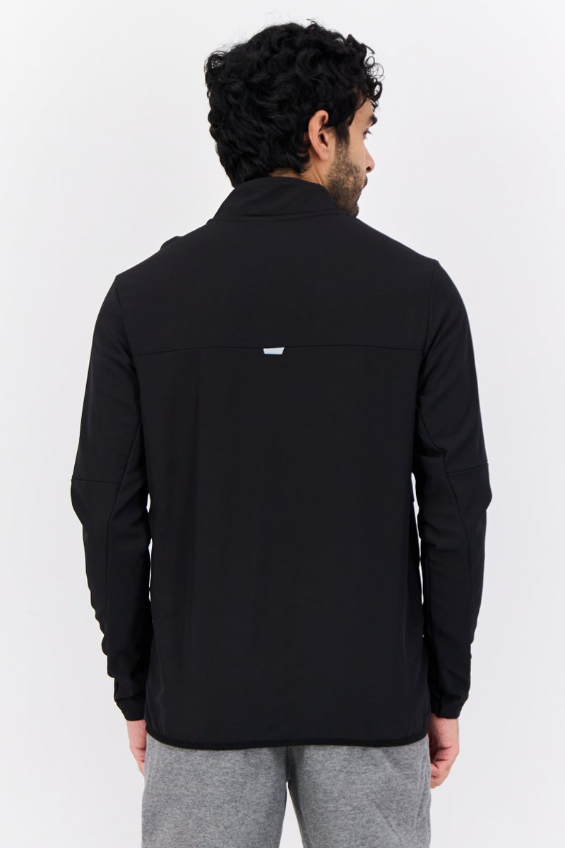 MOTION Men Sportswear Fit Long Sleeve Outdoor Jacket, Black - Image 2