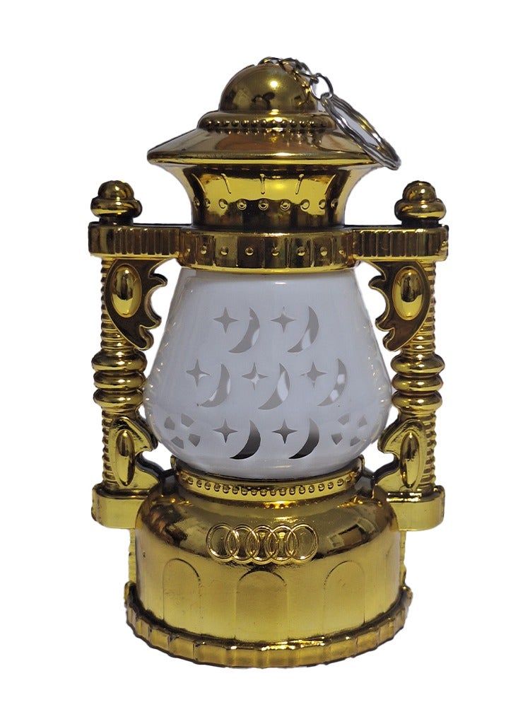 فانوس رمضان صغير مع مفاتيح العلاقات 2 قطعة، لعبة إضاءة رائعة للأطفال، فانوس رمضان كلاسيكي صغير، لعبة فانوس رمضان الجديدة اللطيفة ذات الإضاءة اللطيفة للأطفال، متعدد الألوان - Image 3