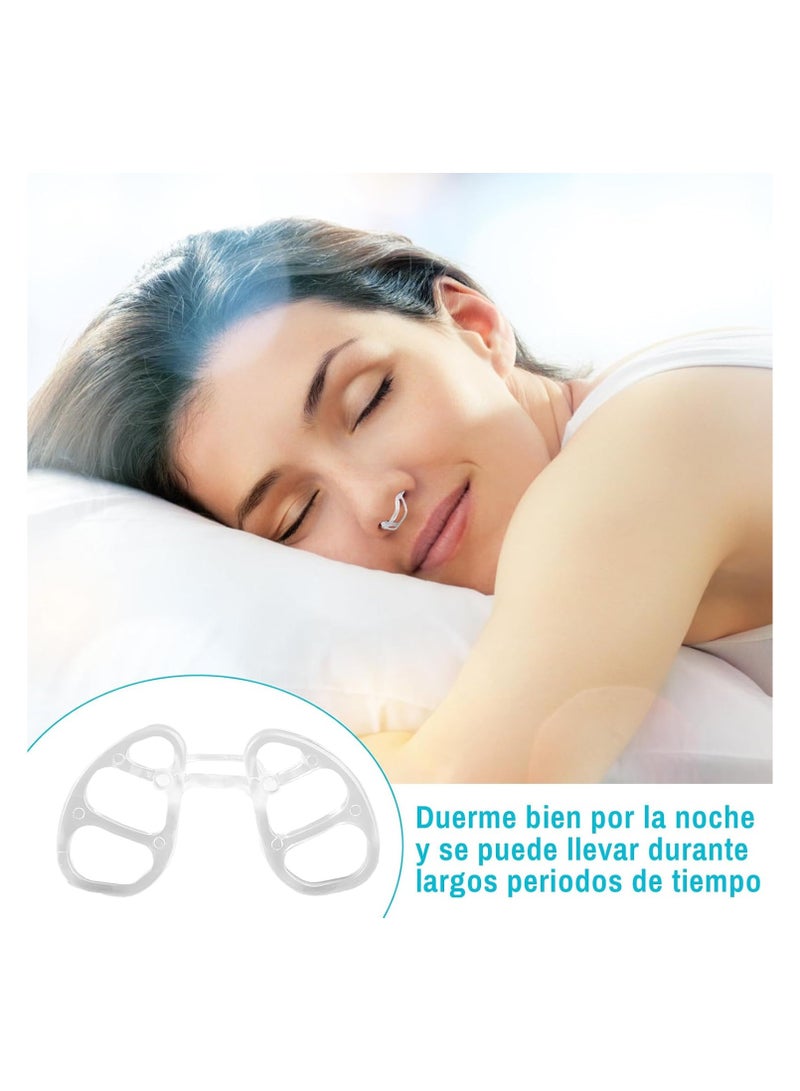 SYOSI 4 Silicone Mute Nasal Dilator for Snore Reduction - Anti-Snoring Aid Solution - 4 Sizes, Improve Airflow - Breathe Better, Sleep Better, Comfortable Nose Vents, Breathing Aids for Better Sleep - Image 3