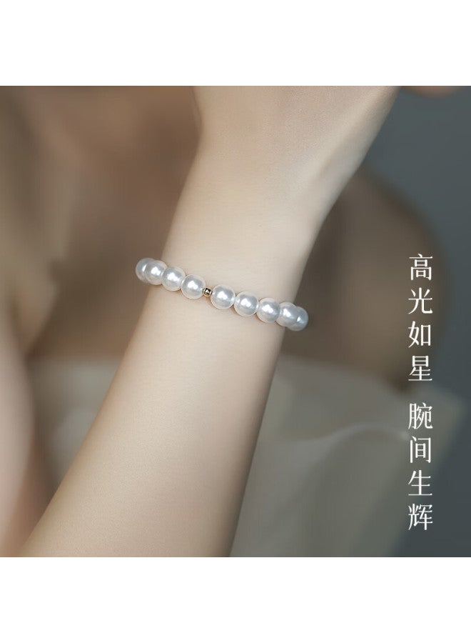 Manhe Bead Bracelet, Women's elry, Practical Cross-style New Year Birthday Gift For Girls, Friends, And Wives