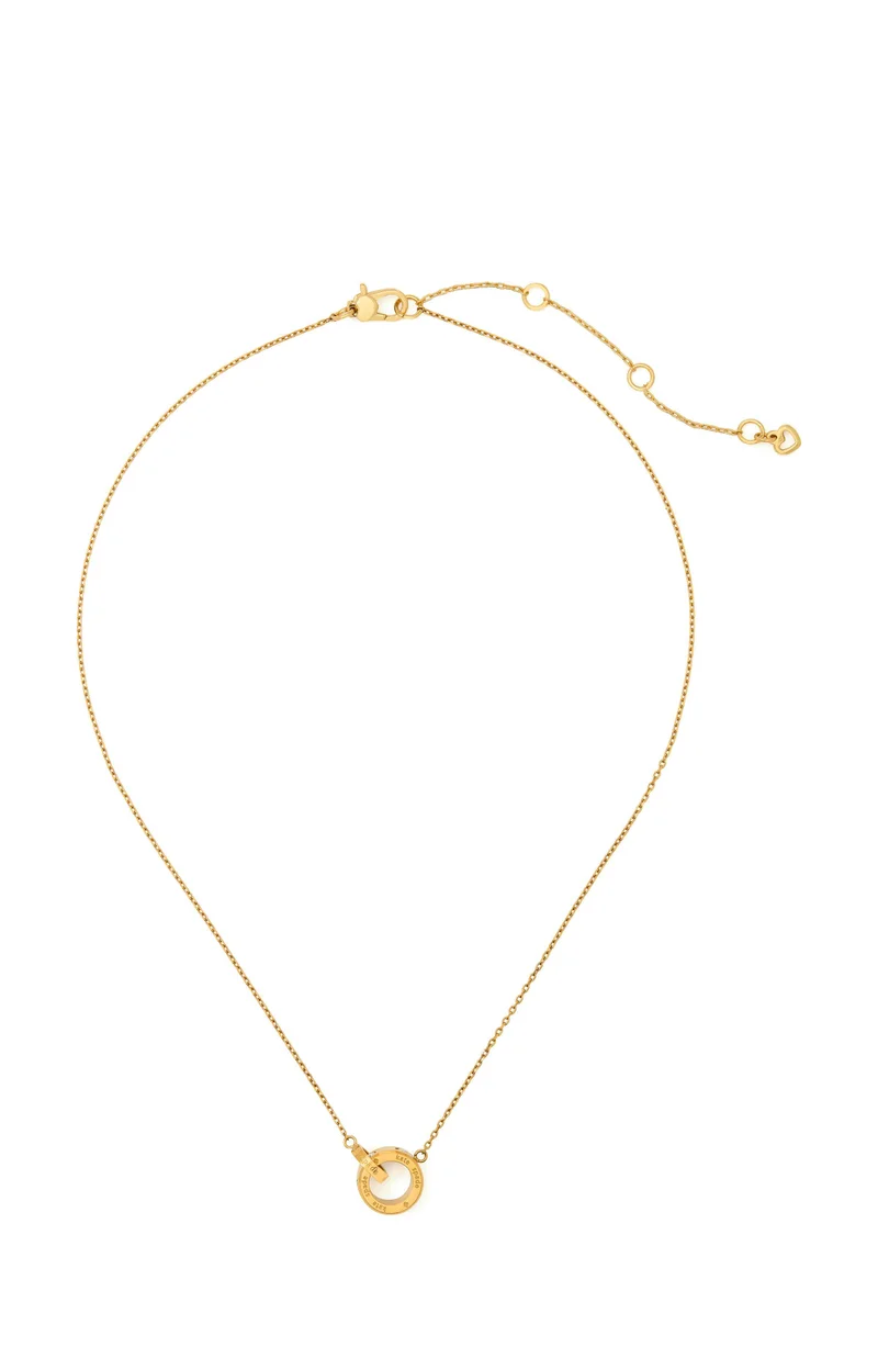 Kate Spade Set In Stone Interlink Pendant