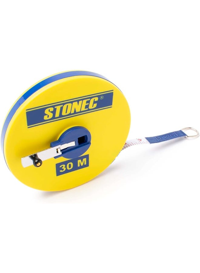 Stonec Fiberglass Measuring Tape, 30 M/100 Ft Size