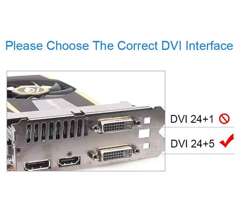 Tobo DVI to VGA Adapter Converter for HDTV Laptop Computer (DVI(24+5) to VGA) - TD-250TC - Image 2