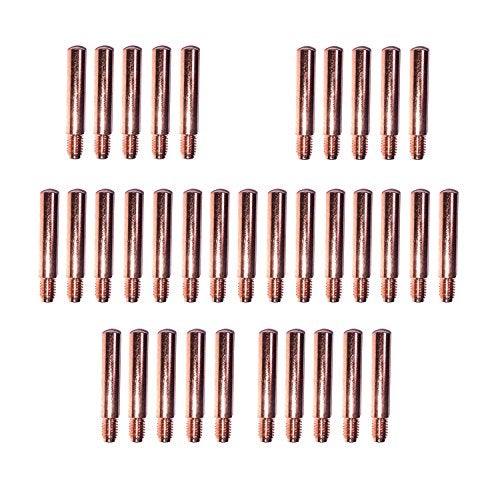 Zinger MIG Welding Contact Tips 14-35 0.035" for Tweco #2-No.4 & Lincoln Magnum 200-400A MIG Welding Gun-35PK - Image 1