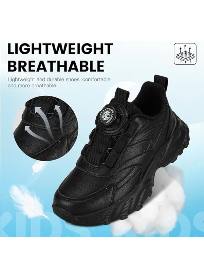 Lucky Kids Kids Sneakers with Adjustable Dial Laces - Breathable Running Shoes for Boys Girls, Lightweight No Tie Twist Lace Athletic Shoes for School Sports - Image 5