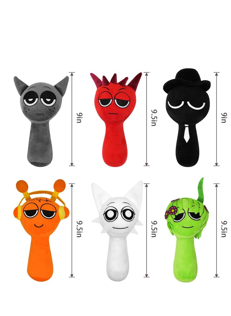 Y&D Plush Toys Sprunky Wenda  Gray Plushies Pillow Stuffed Animal Figure Dolls For Fans Gifts For Kids 6Pcs  - Image 3