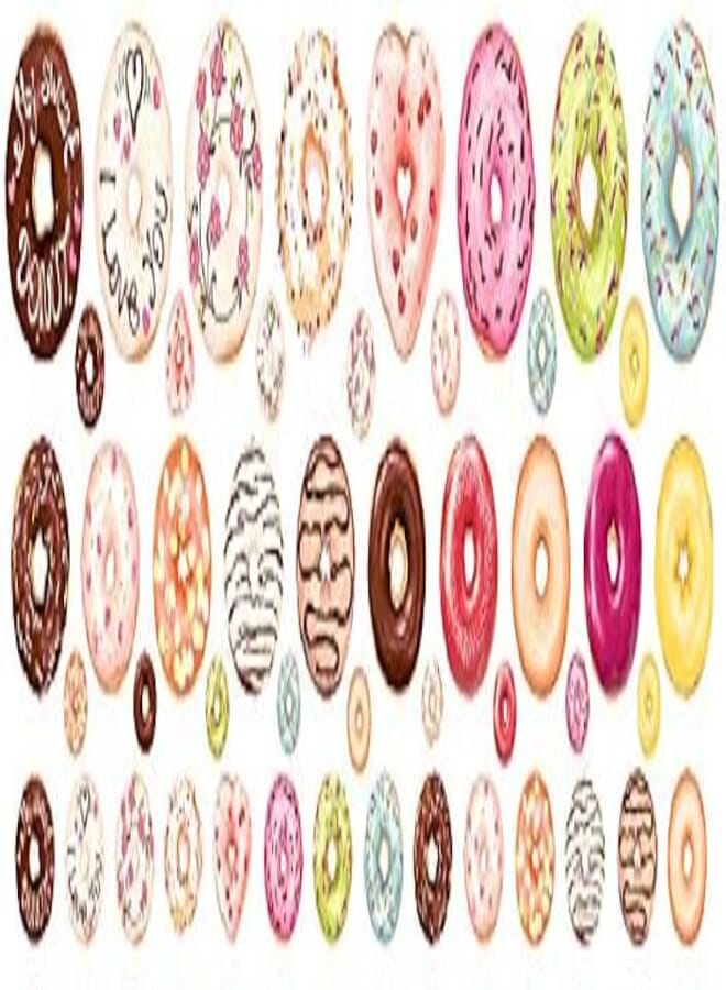 OR Donuts Wall Sticker DIY Art Decor Mural Removable Vinyl Home Room Office Decals