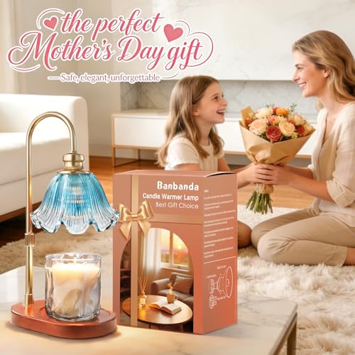 Banbanda Candle Warmer Lamp with Timer Mothers Day Gifts Christmas Decorations Indoor Birthday Gifts for Women Mom Warming Gifts for Office Dorm Apartment New Home Decor - Image 3