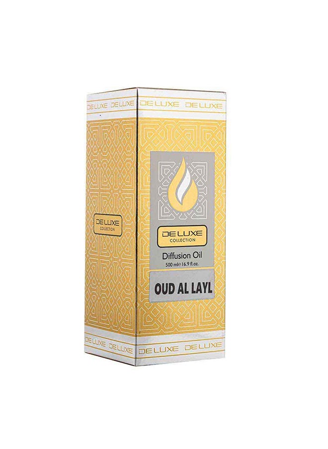 DANUBE HOME - Deluxe Aroma Diffuser Oil  Aroma Oil for Aromatherapy Better Sleep Living Room and Gym 500ml Oud Al Alail 19X7.5X7.5Cm Multi Color - Image 1